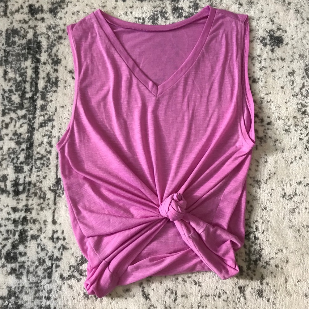 Pink tank top